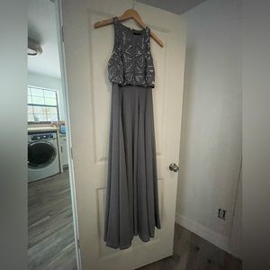 FOREVER 21 Sequin Beaded Long Dress